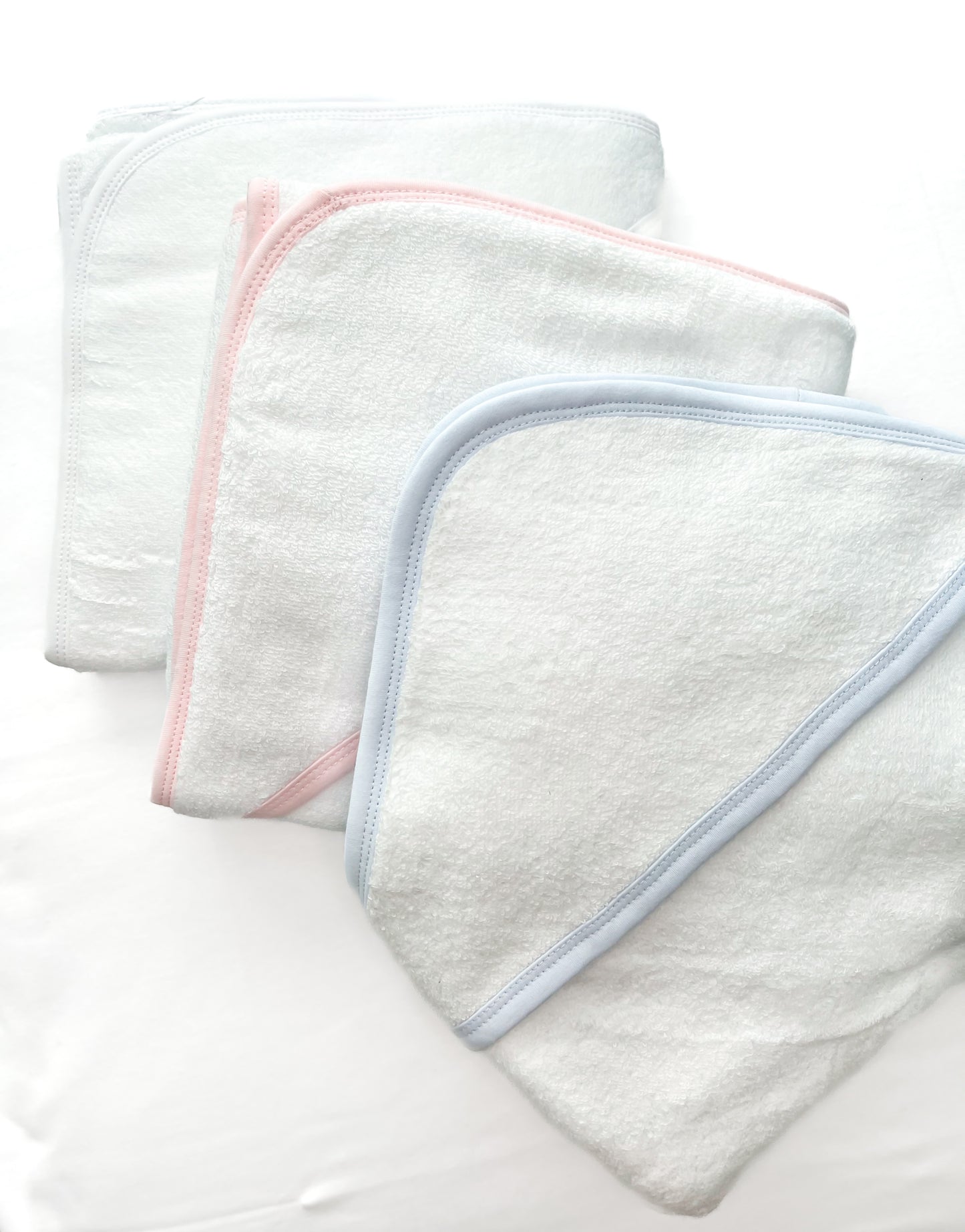 Personalized and monogrammed baby towels. 